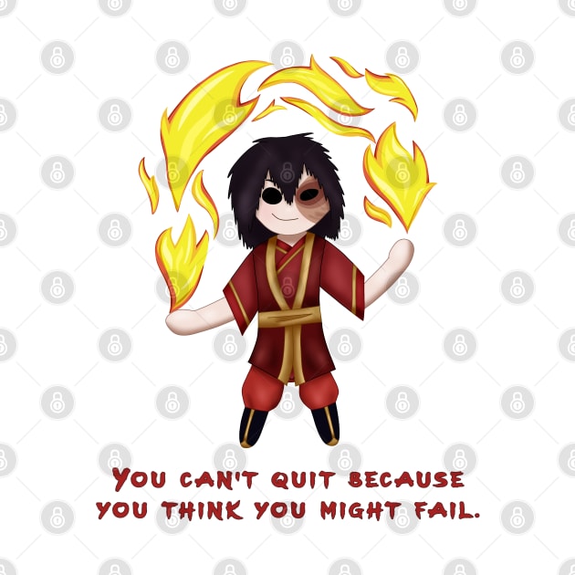 Zuko Chibi Quote by Celestabellearts