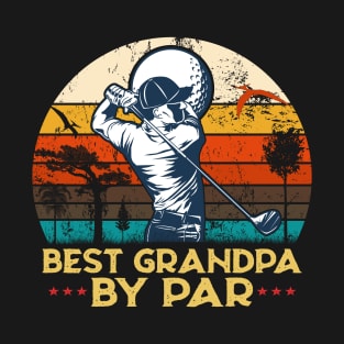 Best Grandpa by Par - Golf T-Shirt