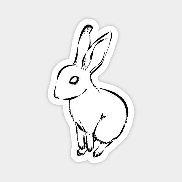 Rabbit No.1 Magnet by LimiDesign