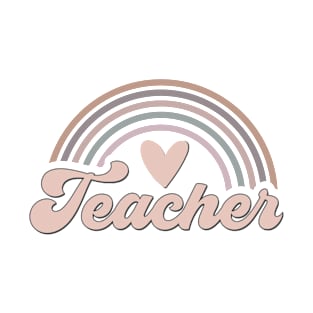 Teacher Appreciation Cute Retro Vintage Middle School T-Shirt