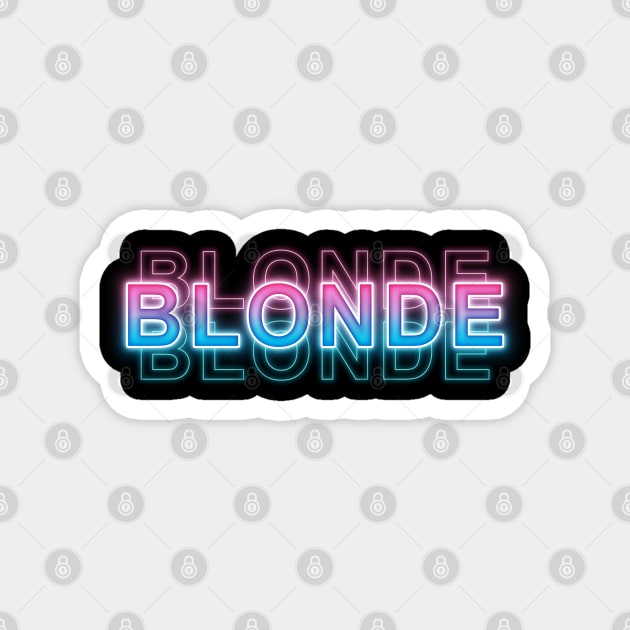 Blonde Magnet by Sanzida Design