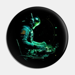 Space Music - DJ Astronaut Pin