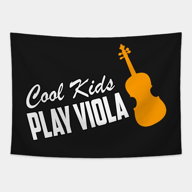 Cool Kids Play Viola Tapestry by helloshirts