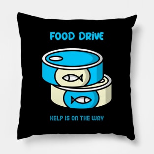 Help others in need - Food drive Pillow