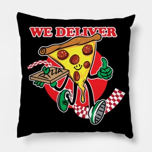 We Deliver Pizza Guy Pillow