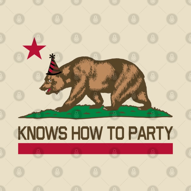 California Knows How To Party by PopCultureShirts