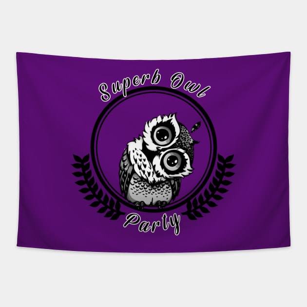 SUPERB(OWL) PARTY Tapestry by thelostwinchester