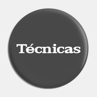 Technics (white logo) Pin