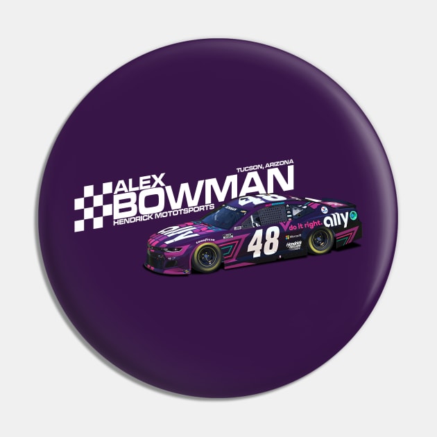 Alex Bowman 2021 Pin by Sway Bar Designs