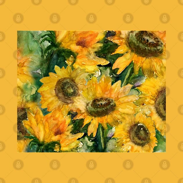 sunflower blooming by saskece