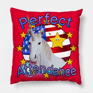Perfect Attendance - Over Achiever Star Student Award Y2K 2000's Nostalgia 2 Pillow