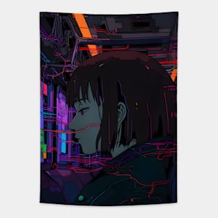 Enter the Digital Realm: Cyberpunk Aesthetics, Mind-Bending Anime, and Futuristic Manga Art Tapestry