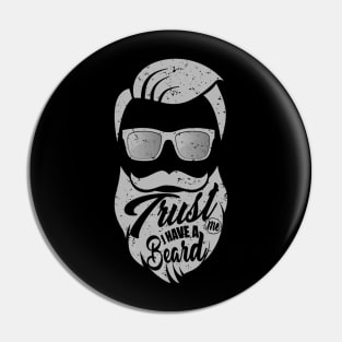 Beard Tattoo Facial Mens Pin