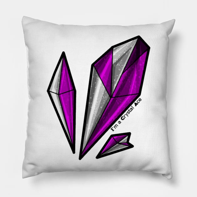 Crystal Ace Pillow by 1anioh