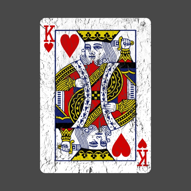 King of Hearts Playing Card by vladocar