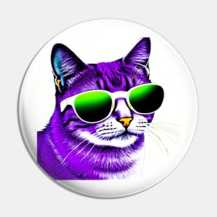 coolest cat #4 Pin