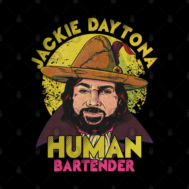 Jackie Daytona Human Bartender Retro by jaranan99