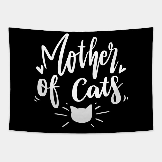 Mother Of Cats Tapestry by P-ashion Tee