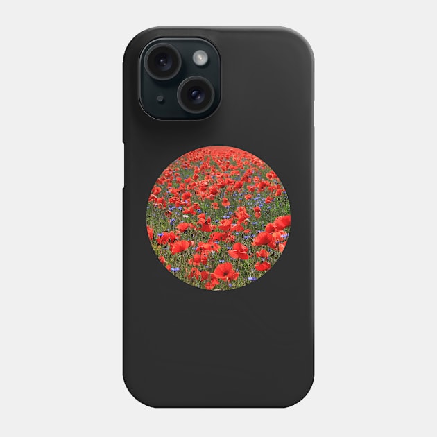 A Meadow of Red Poppies Phone Case by KaSaPo