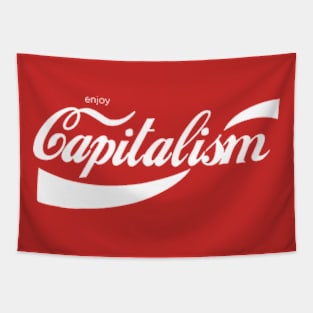 Enjoy capitalism Tapestry