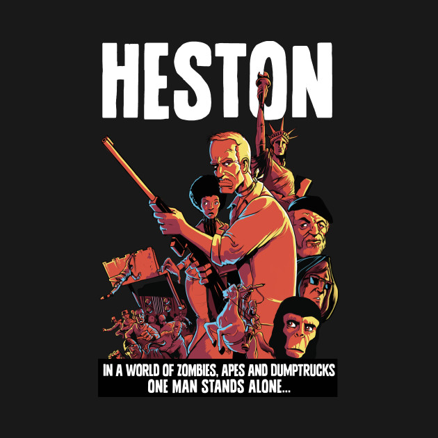 Disover Heston - Charlton Heston - T-Shirt