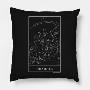 Chariot dinosaur deinonychus and Tenontosaurus tarot Pillow