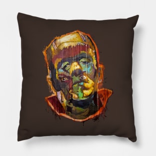 Frankenstein vs. Dracula Pillow