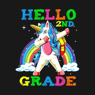 Kids Hello 2nd Grade Stud Shirt, Gift for School Boys Girls Kids Premium T-Shirt T-Shirt