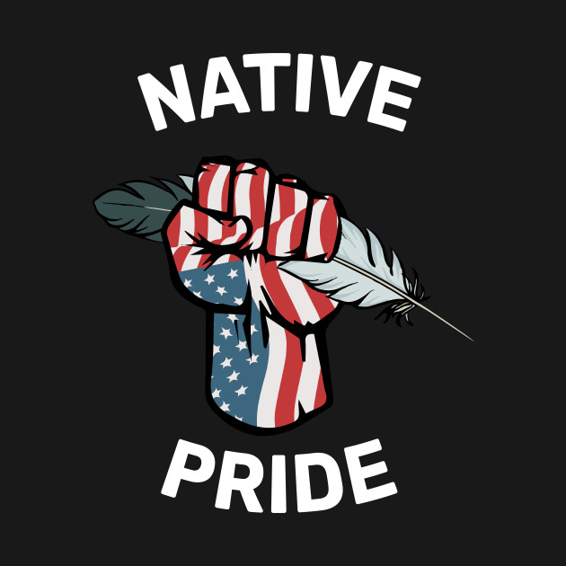 Discover Native Pride fist and feather - Native Pride - T-Shirt