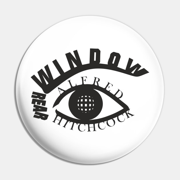 REAR WINDOW Hitchcock Pin by aceofspace
