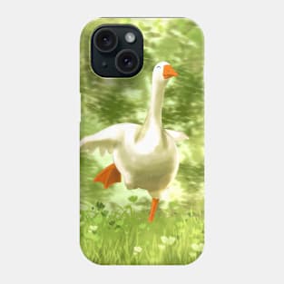 Running Happy Goose Phone Case