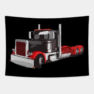 Semi Truck 18 Wheeler Trucker Peterbilt KW Tapestry