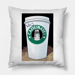 doctor who starbucks Pillow