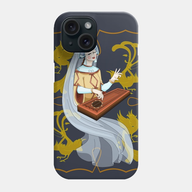 Russian Princess With Background Phone Case by ChePanArt