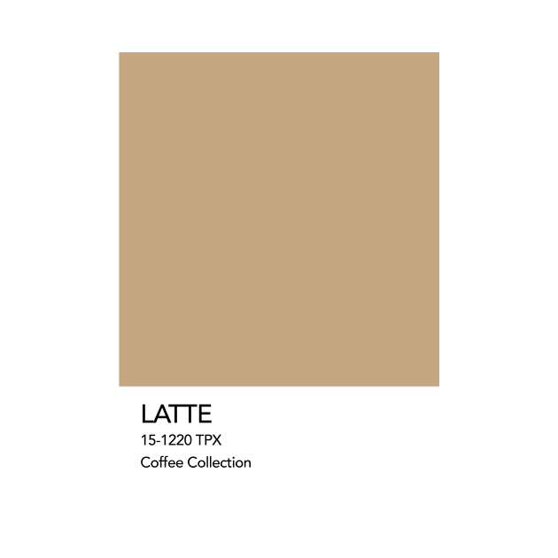 Cafe Latte Pantone Colour by calamarisky