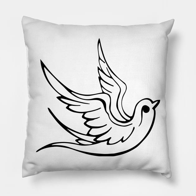 Dove Pillow by scdesigns