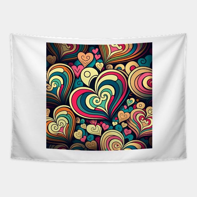 Hearts Tapestry by seguns1