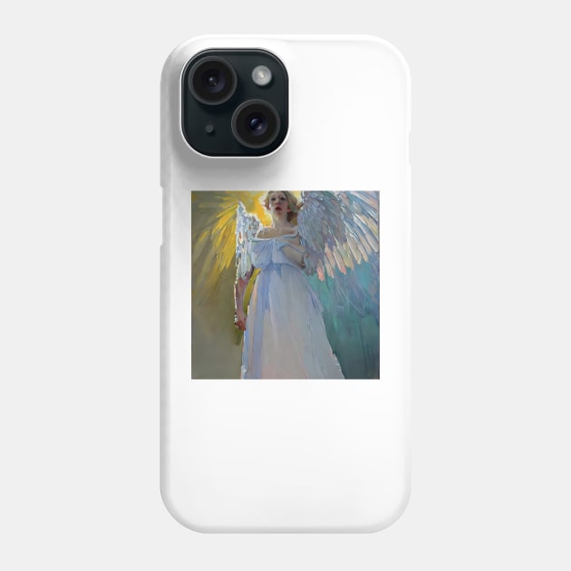 singing angel Phone Case by bogfl