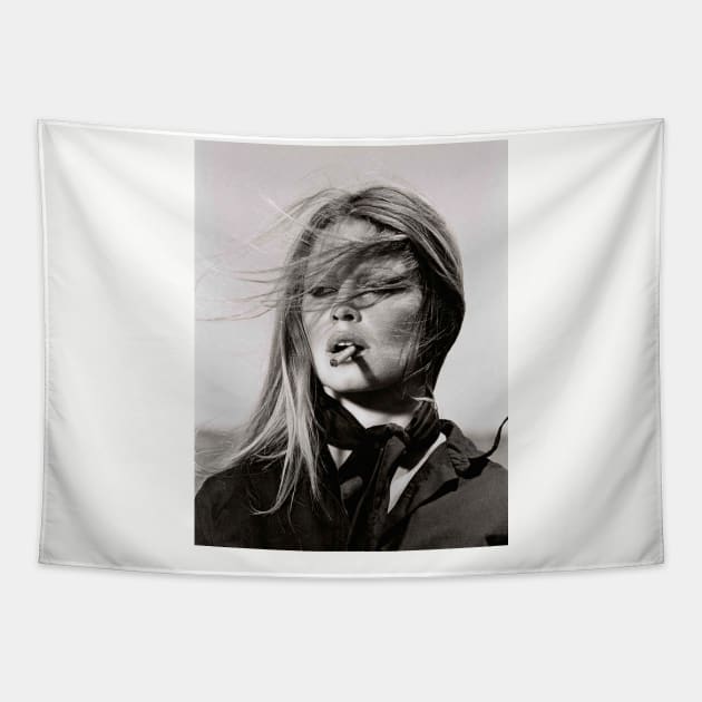 pretty smoke bardot Tapestry by ellman708