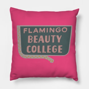 Flamingo Beauty College Pillow