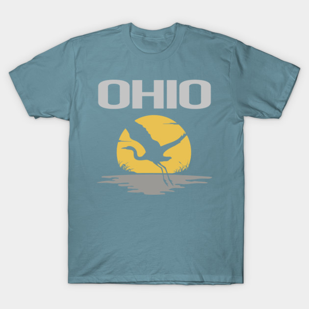 Disover Flying Stork Ohio State - Ohio - T-Shirt