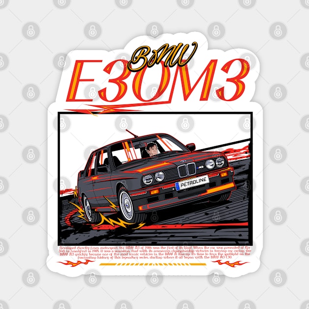 E30 M3 Magnet by Neron Art