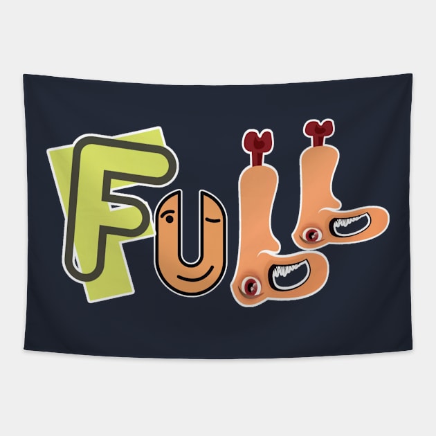 Funny Full Design Tapestry by Shop-Arts