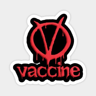 V is for vaccine Magnet