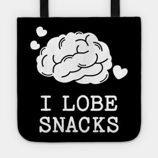 I Lobe Snacks Tote