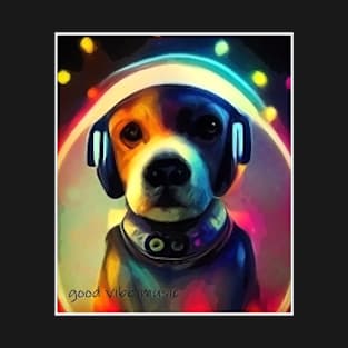 cute dog dj T-Shirt