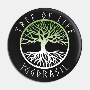 Yggdrasil Tree of Life Pagan Witch As Above So Below Pin