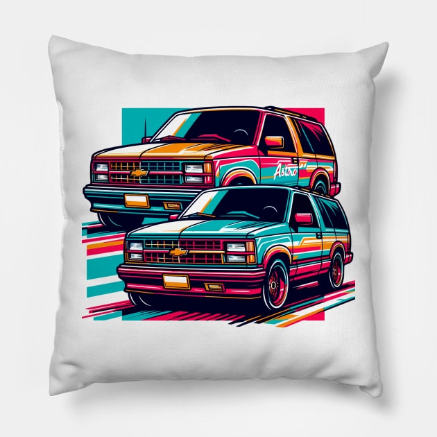 Chevrolet Astro Pillow by Vehicles-Art