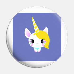 Cute Kawaii Baby Unicorn graphic - cute art for kids Pin