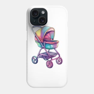 90s Retro Baby Stroller Phone Case